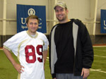Ben poses with ProTrade winner Bob.