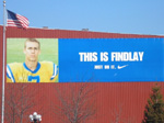 Findlay Ohio's native son, Ben Roethlisberger.
