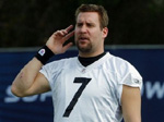 Ben during practice today.