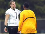 Ben and Coach Tomlin.