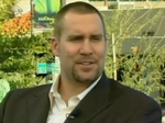Ben on Jim Rome's show today live from Arizona. Screen capture taken by me.