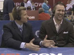 Ben on the set of NFL Network.