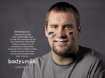 "Body by Milk" Post-game print ad.