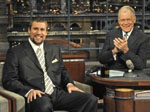 Ben appears on David Letterman this evening. Photo: CBS