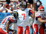 AFC quarterback Ben Roethlisberger in the second quarter.