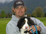 Ben with his dog, Hercules