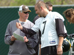 Ben during OTA's this week.