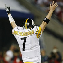 Ben during Super Bowl XLIII.