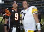 Ben poses with Carson Palmer - 2007.