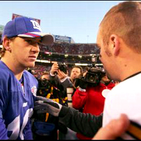 Ben and Eli after their first game against each other. 